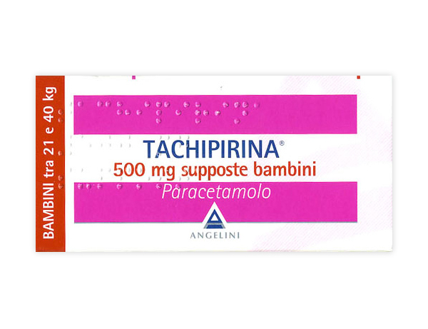 TACHIPIRINA - bambini 500 mg supposte 10 supposte