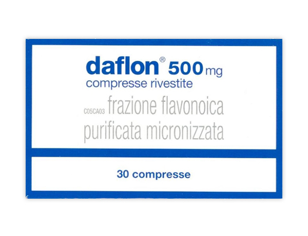 DAFLON 500 MG COMPRESSE RIVESTITE CON FILM - 500 mg compresse rivestite con film 30 compresse in blister pvc/al