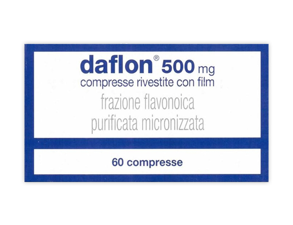 DAFLON 500 MG COMPRESSE RIVESTITE CON FILM - 500 mg compresse rivestite con film 60 compresse in blister pvc/al