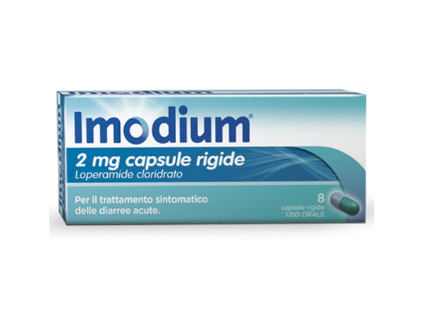 IMODIUM 2 mg 8 capsule rigide