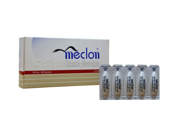 MECLON 100 mg + 500 mg 10 ovuli