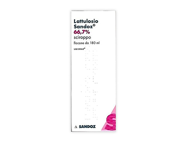 LATTULOSIO SANDOZ 66,7% SCIROPPO FLACONE DA 180 ML