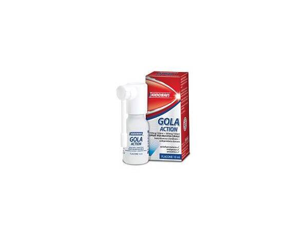 GOLA ACTION - 1,5 mg/ml + 5 mg/ml spray per mucosa orale soluzione 1 flacone da 10 ml