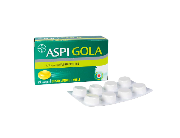 ASPI GOLA 8,75 MG PASTIGLIE GUSTO LIMONE E MIELE - 8,75 mg pastiglia gusto miele limone 24 pastiglie in blister pvc/pvdc/alluminio