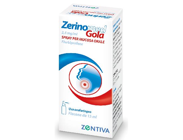 ZERINOMED GOLA - 0,25% spray per mucosa orale flacone da 15 ml