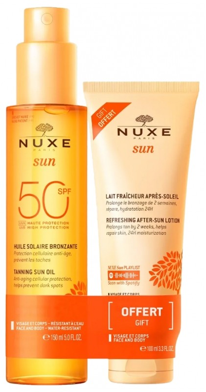 NUXE SUN OLIO SPF50 + LATTE DOPOSOLE - Farmacia Del Monaco