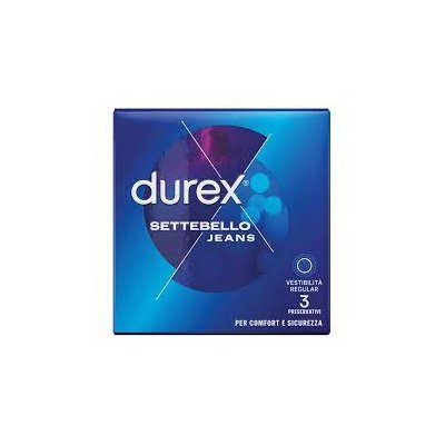 PROFILATTICO DUREX SETTEBELLO JEANS 3 PEZZI - Farmacia Del Monaco