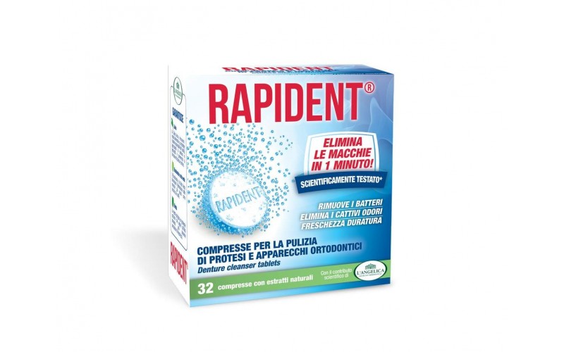 RAPIDENT COMPRESSE 32 PEZZI - Farmacia Del Monaco