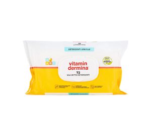 VITAMINDERMINA SALVIETTE DETERGENTI PROMO 72 PEZZI - Farmacia Del Monaco