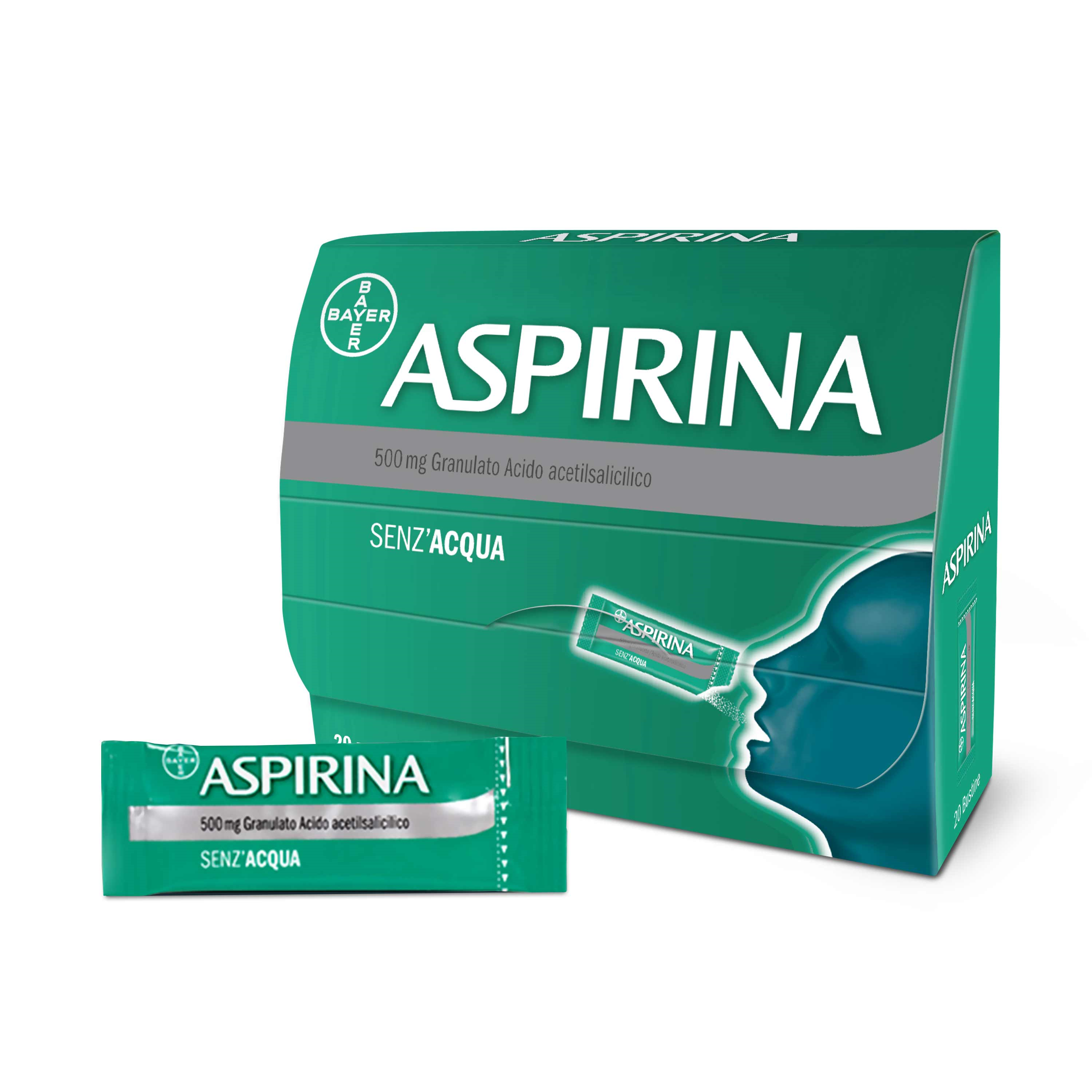 ASPIRINA*OS GRAT 20BUST 500MG - Farmacia Del Monaco