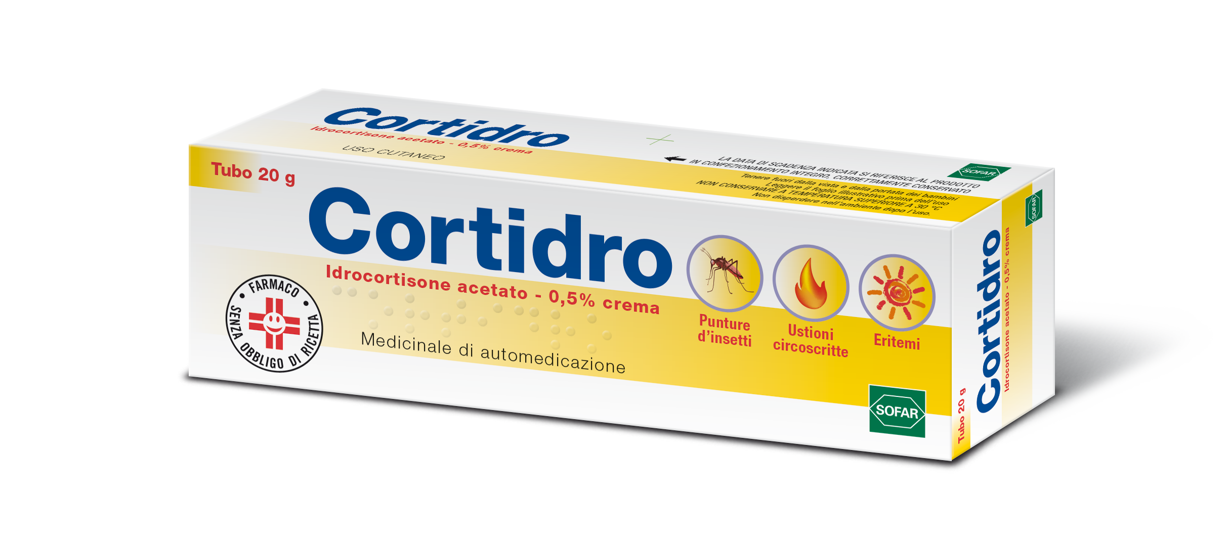 CORTIDRO*CREMA 20G 0,5% - Farmacia Del Monaco