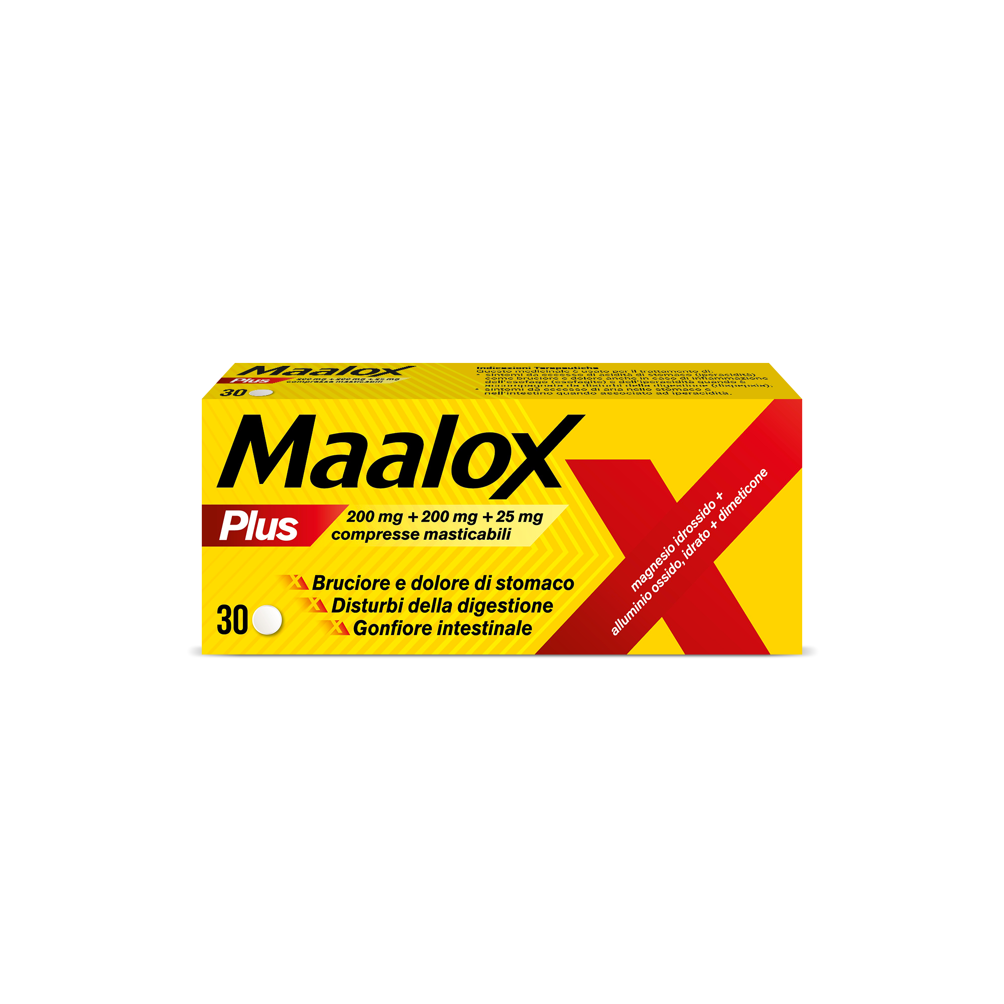 MAALOX PLUS*30CPR MAST - Farmacia Del Monaco