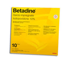 BETADINE*10GARZE IMPREGN 10x10 - Farmacia Del Monaco