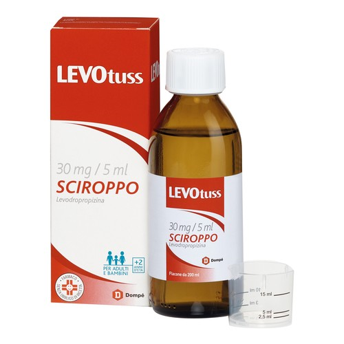 LEVOTUSS*SCIR 200ML 30MG/5ML - Farmacia Del Monaco