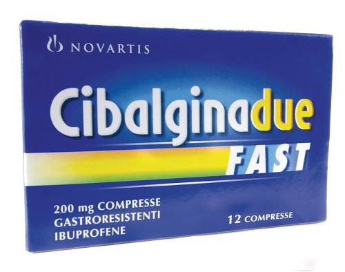 CIBALGINA DUE FAST*12CPR 200MG - Farmacia Del Monaco