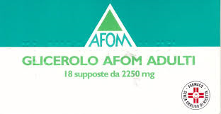 GLICEROLO AFOM*AD 18SUPP2250MG - Farmacia Del Monaco