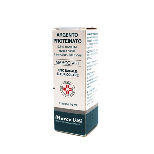 ARGENTO PROTEINATO*0,5% 10ML - Farmacia Del Monaco