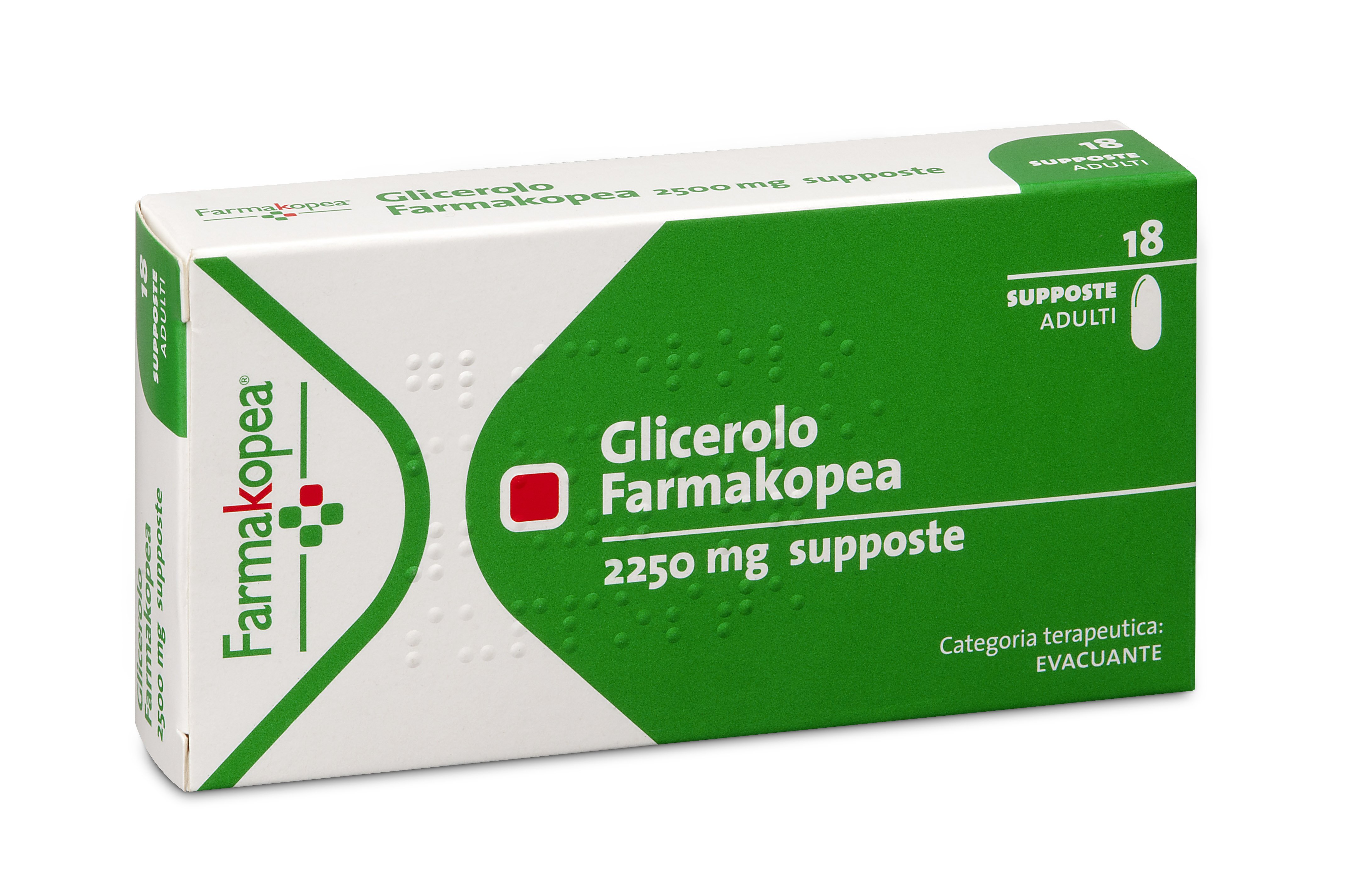 GLICEROLO FARMAK*18SUPP 2250MG - Farmacia Del Monaco