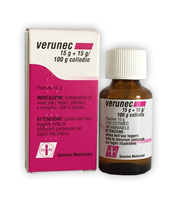 VERUNEC*FL 15G+15G/100G COLLOD - Farmacia Del Monaco