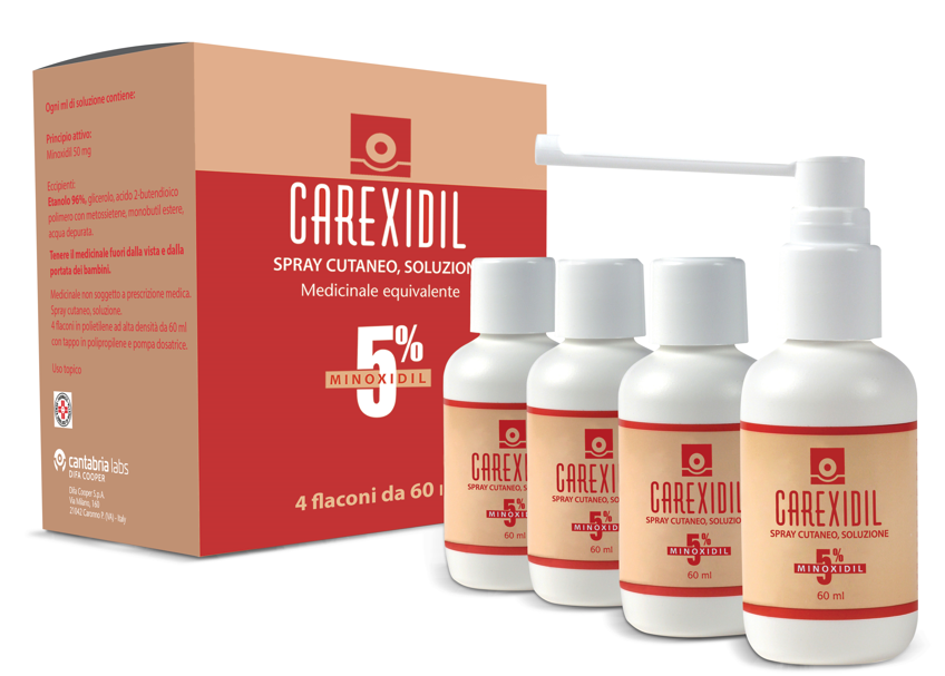 CAREXIDIL*4FL SOLUZ CUT 60ML5% - Farmacia Del Monaco