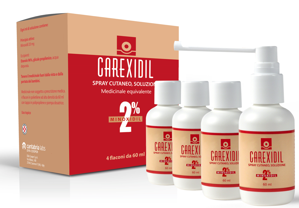 CAREXIDIL*4FL SOLUZ CUT 60ML2% - Farmacia Del Monaco