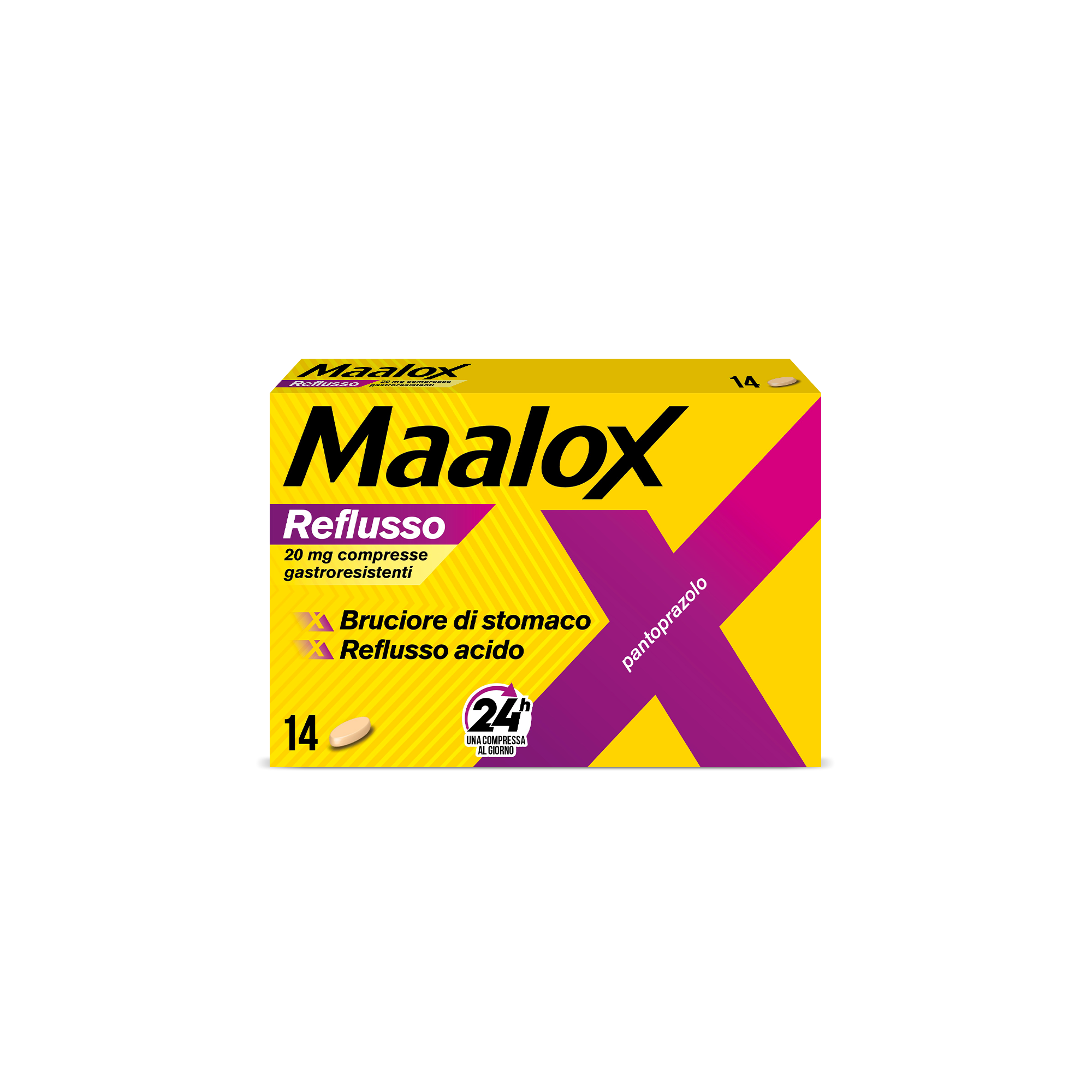 MAALOX REFLUSSO*14CPR 20MG - Farmacia Del Monaco