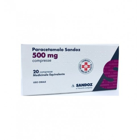 PARACETAMOLO SAND*20CPR 500MG - Farmacia Del Monaco
