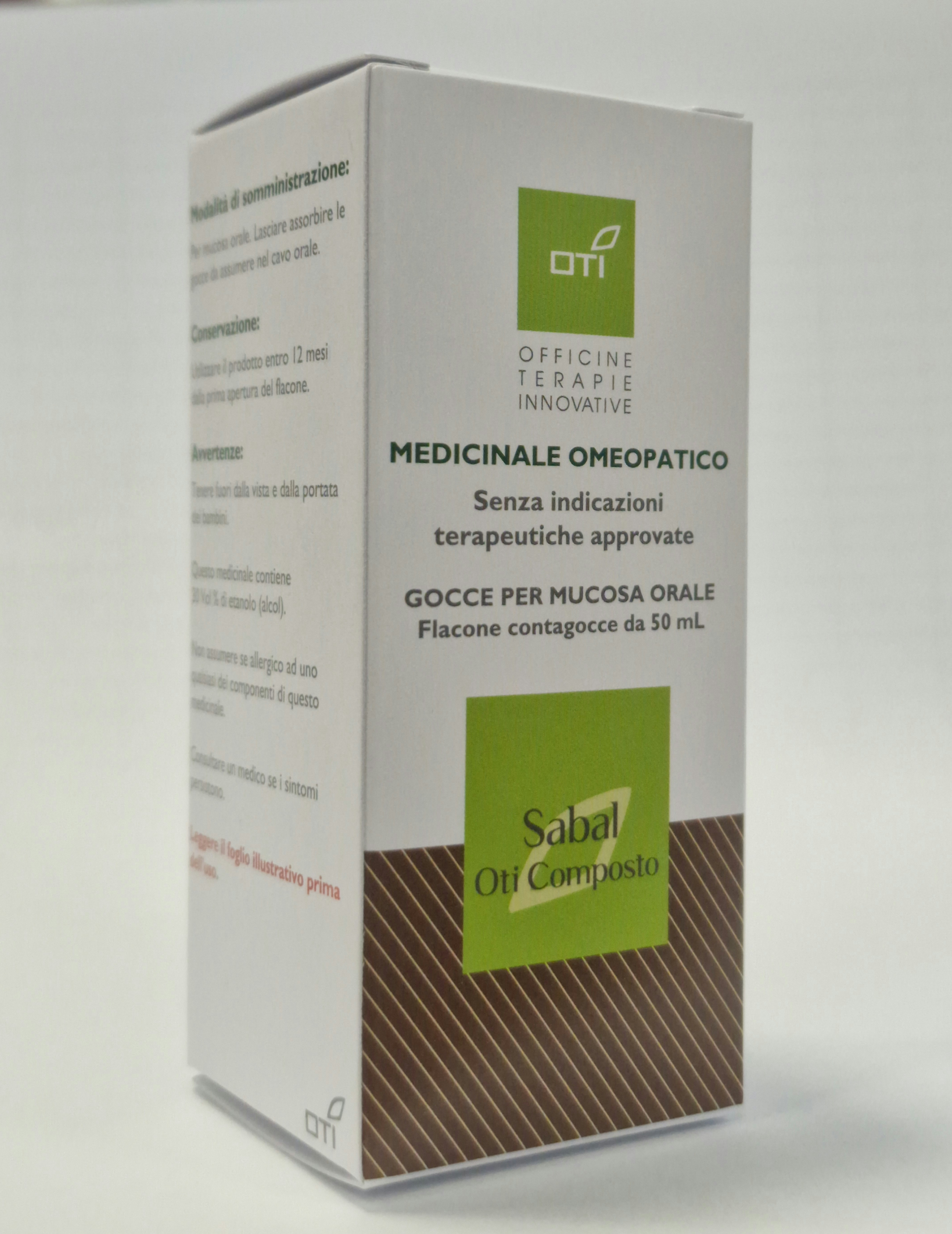 SABAL OTI COMP*OS GTT 1FL 50ML - Farmacia Del Monaco
