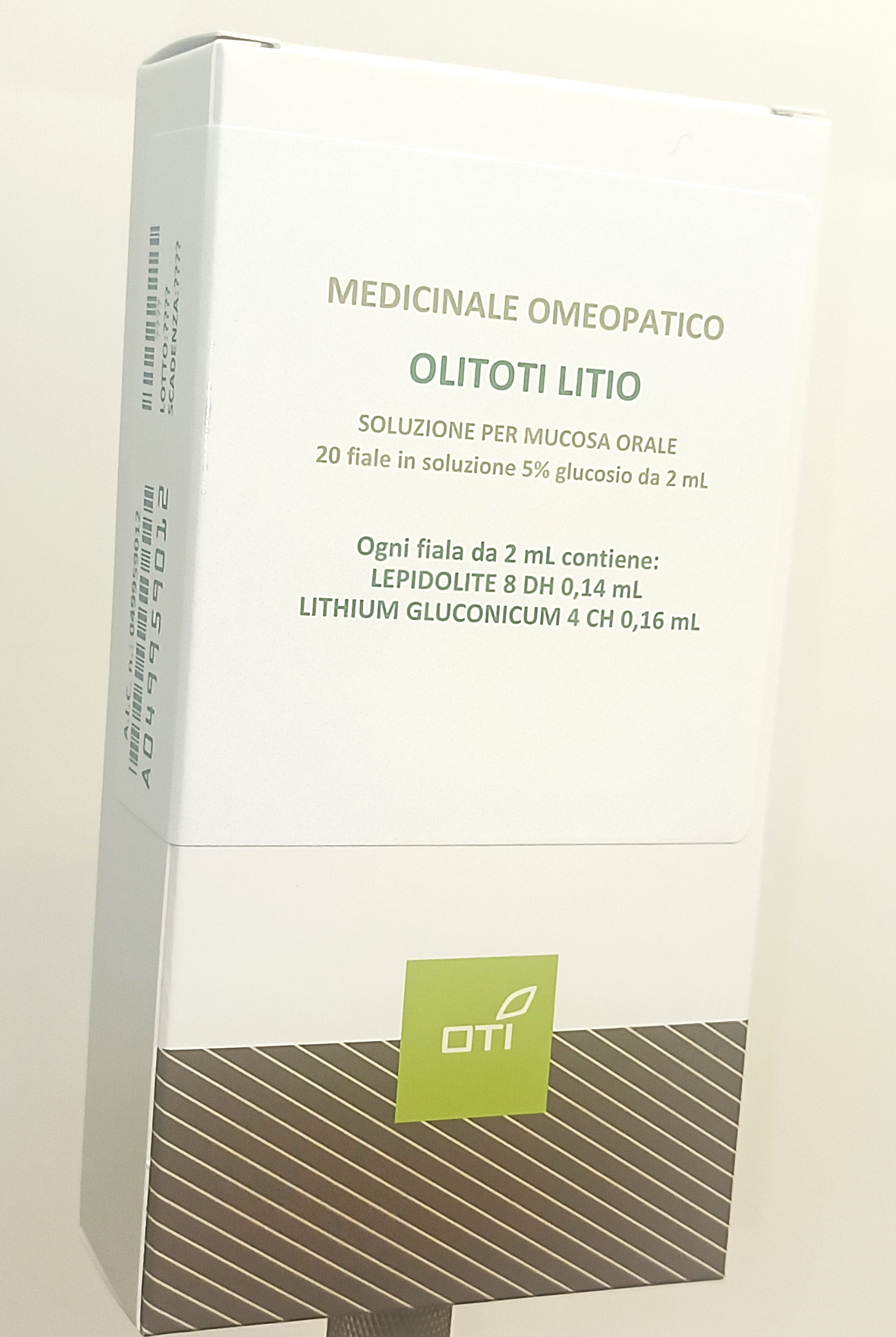 OLITOTI LITIO*OS 20F 5% 2ML - Farmacia Del Monaco