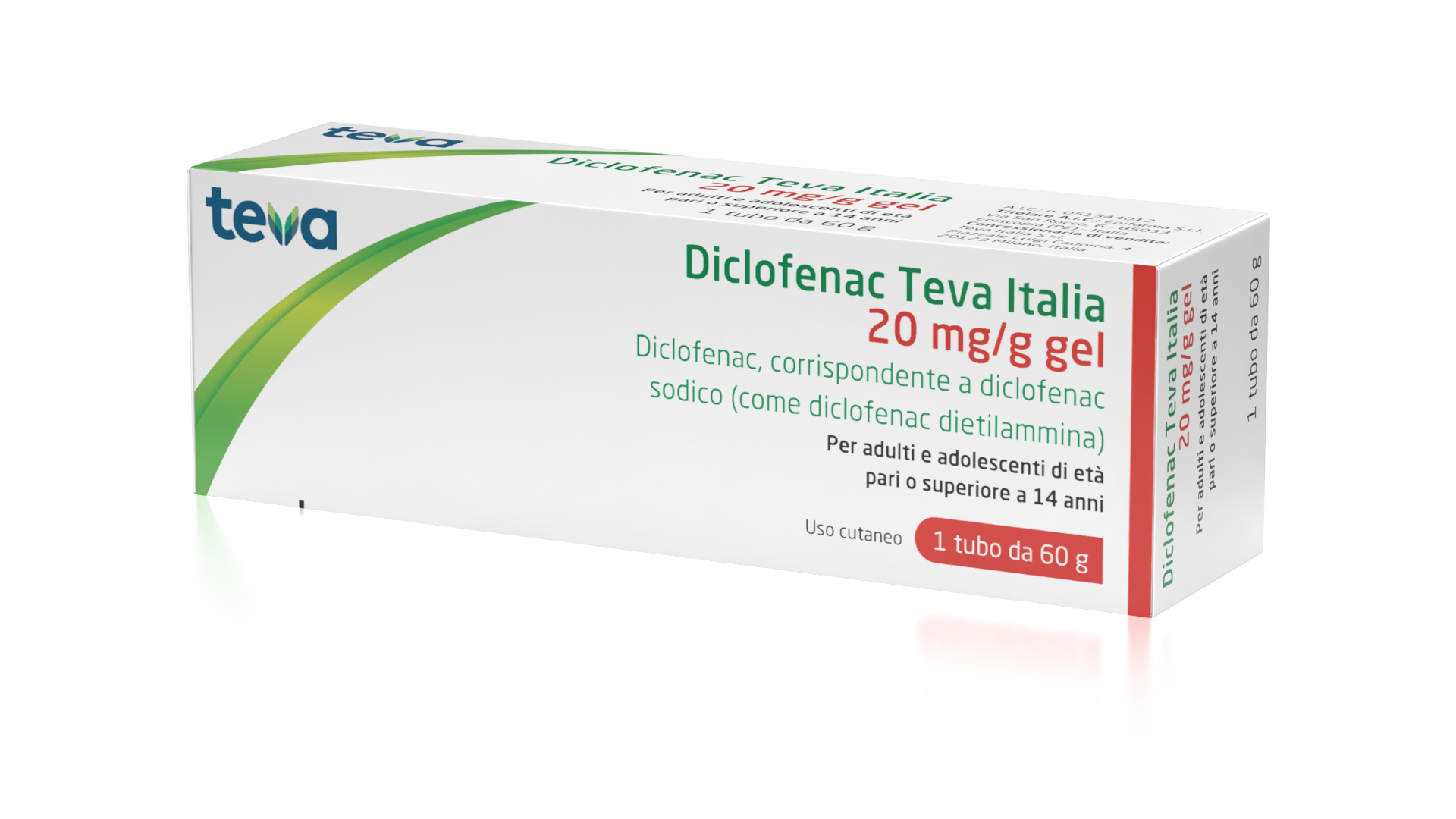 DICLOFENAC TE*GEL 60G 20MG/G - Farmacia Del Monaco