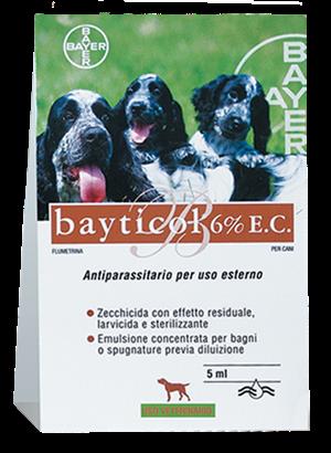 BAYTICOL 6% E.C.*FL VETRO 5ML - Farmacia Del Monaco