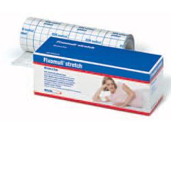 FASCIA AUTOADESIVA IPOALLERGENICA FISSAGGIO CATETERI FIXOMULL STRETCH. SUPPORTO IN POLIESTERE NON TESSUTO BIANCO, MASSA IN POLICARBONATO SENZA RESINE E GOMME NATURALI. 15X200CM - Farmacia Del Monaco