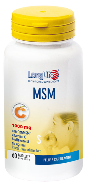 LONGLIFE MSM 1000 MG 60 TAVOLETTE - Farmacia Del Monaco