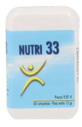 NUTRI 33 60 COMPRESSE - Farmacia Del Monaco