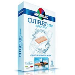 CEROTTO MASTER-AID CUTIFLEXMED STRIP TRASPARENTE IMPERMEABILE SUPPORTO IN POLIURETANO 4 FORMATI ASSORTITI 20 PEZZI - Farmacia Del Monaco