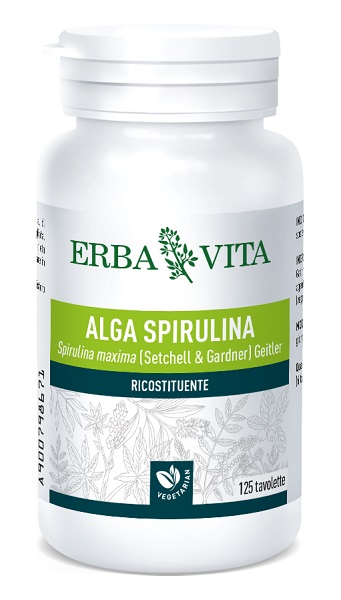 ALGA SPIRULINA 125 TAVOLETTE 400 MG - Farmacia Del Monaco