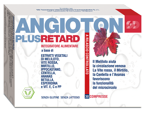 ANGIOTON PLUS RETARD 30 COMPRESSE - Farmacia Del Monaco