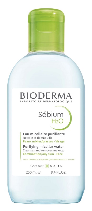 SEBIUM H2O ACQUA MICELLARE DETERGENTE PURIFICANTE 250 ML - Farmacia Del Monaco
