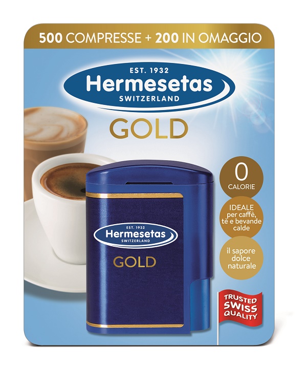 HERMESETAS GOLD 500+200 COMPRESSE 35 G - Farmacia Del Monaco
