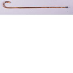 BASTONE BRIO IN LEGNO DI CASTAGNO NATURALE MANICO CURVO UOMO H92CM - Farmacia Del Monaco