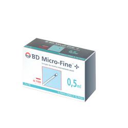 SIRINGA INSULINA BECTON DICKINSON 0,5 ML 100 UI AGO GAUGE 29 30 PEZZI - Farmacia Del Monaco
