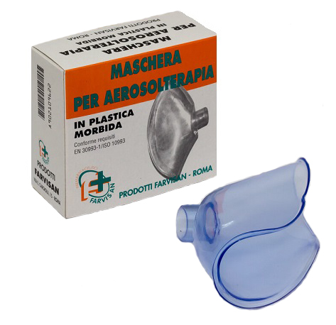 MASCHERA MORBIDA. RICAMBIO PER AEROSOLTERAPIA - Farmacia Del Monaco