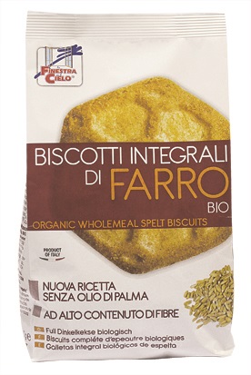 FSC BISCOTTI INTEGRALI DI FARRO BIOA AD ALTO CONTENUTO DI FIBRE CON OLIO DI GIRASOLE SENZA OLIO DI PALMA 400 G - Farmacia Del Monaco
