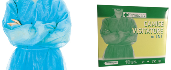 CAMICE VISITATORE TNT 10 PEZZI - Farmacia Del Monaco