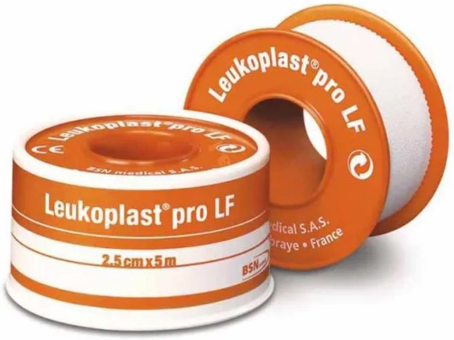 CEROTTO CHIRURGICO MEDICATO IN ROCCHETTO LEUKOPLAST PRO LF CON OSSIDO DI ZINCO 2,5X500 CM - Farmacia Del Monaco