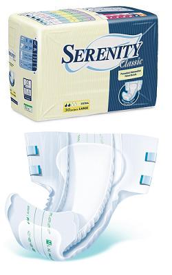 PANNOLONE PER INCONTINENZA SERENITY CLASSIC EXTRA TAGLIA SMALL 30 PEZZI - Farmacia Del Monaco
