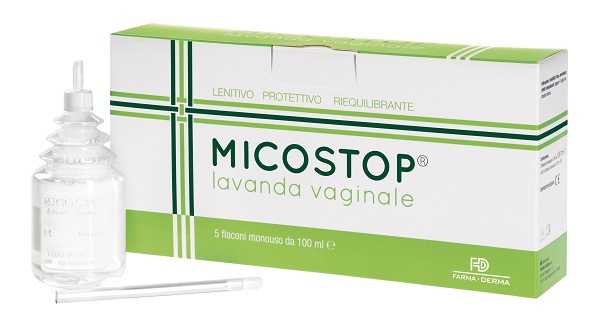 LAVANDA VAGINALE MICOSTOP 5 FLACONI DA 100 ML - Farmacia Del Monaco