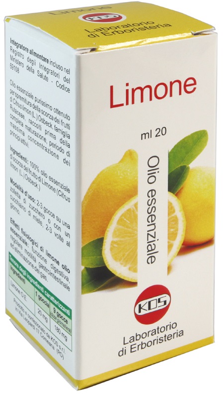 LIMONE OLIO ESSENZIALE 20 ML - Farmacia Del Monaco