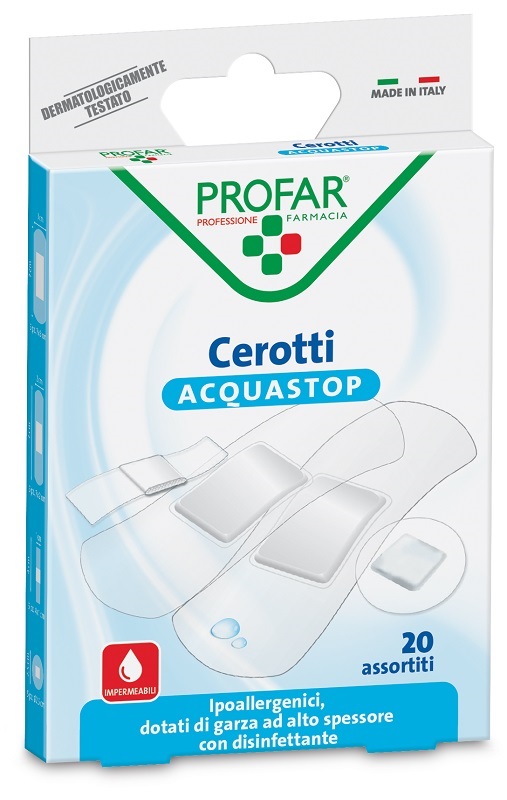 CEROTTO ACQUASTOP ASSORTITI PROFAR 20 PEZZI - Farmacia Del Monaco
