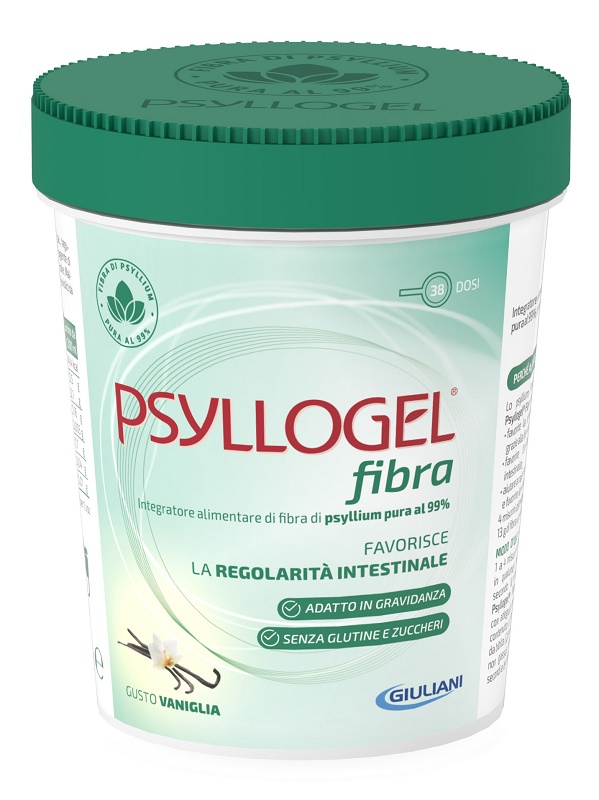 PSYLLOGEL FIBRA VANIGLIA VASO 170 G - Farmacia Del Monaco